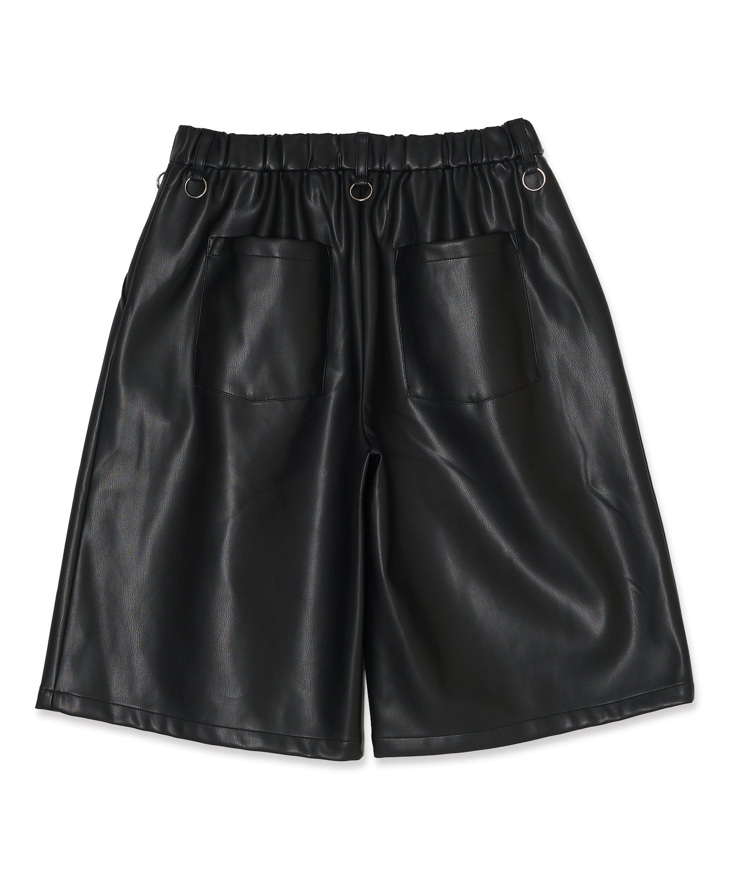 VEGAN LEATHER SHORTS