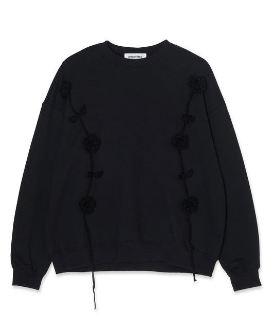 ROSE CROCHET SWEAT