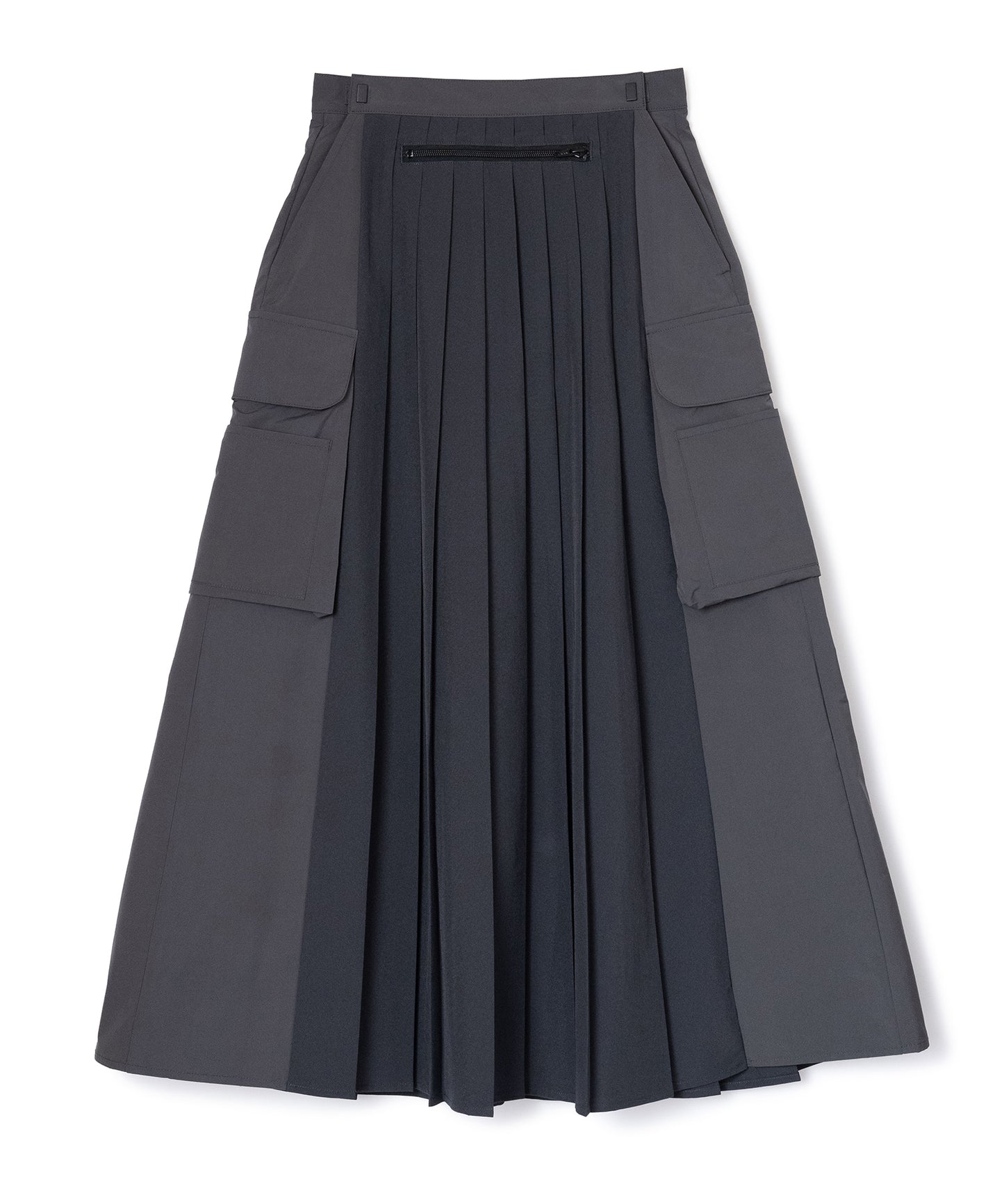 2WAY MULTIPOCKET PLEATS SKIRT