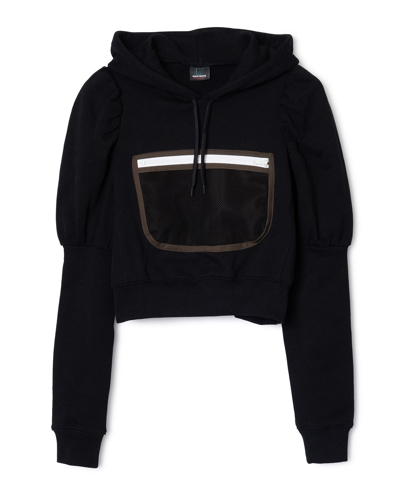 MESH POCKET PUFF SLEEVE PARKER