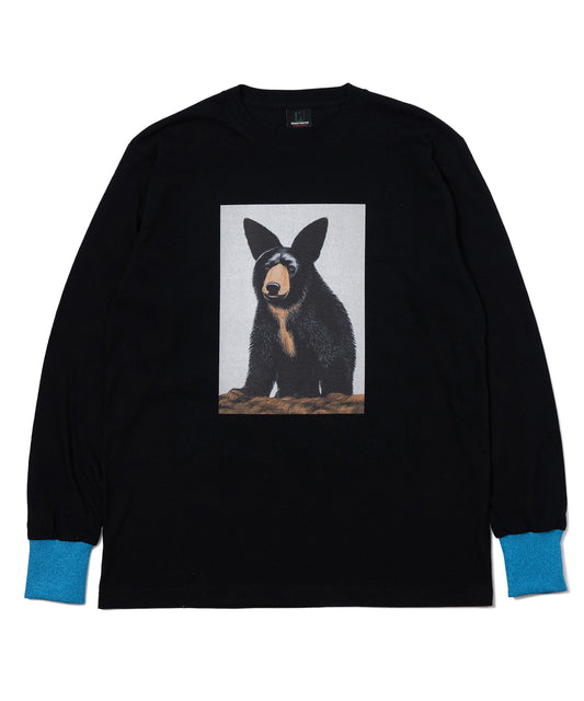 PRINT L/S T-SHIRT(BEAR)