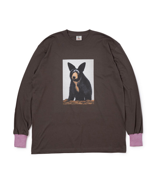PRINT L/S T-SHIRT(BEAR)