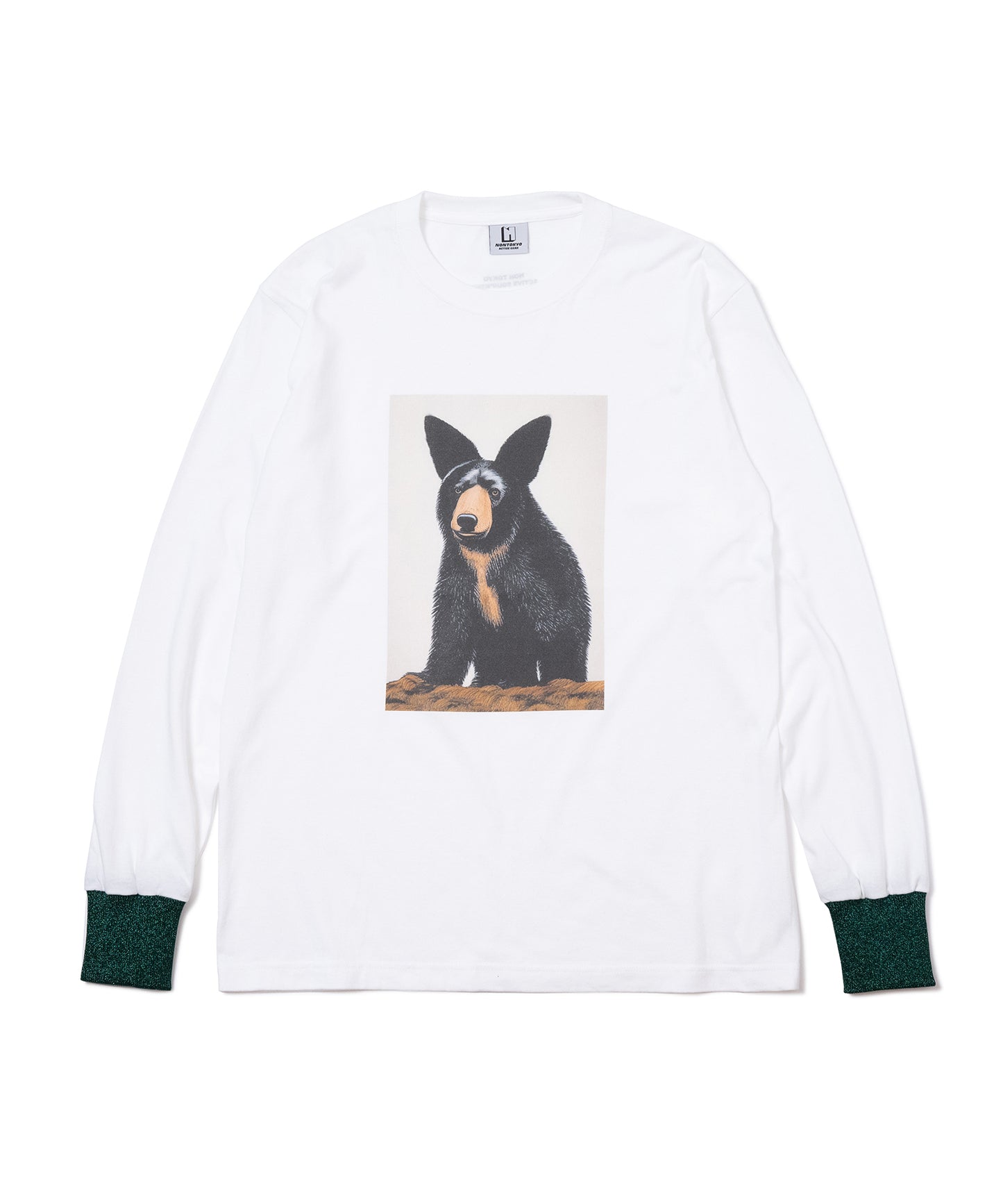 PRINT L/S T-SHIRT(BEAR)