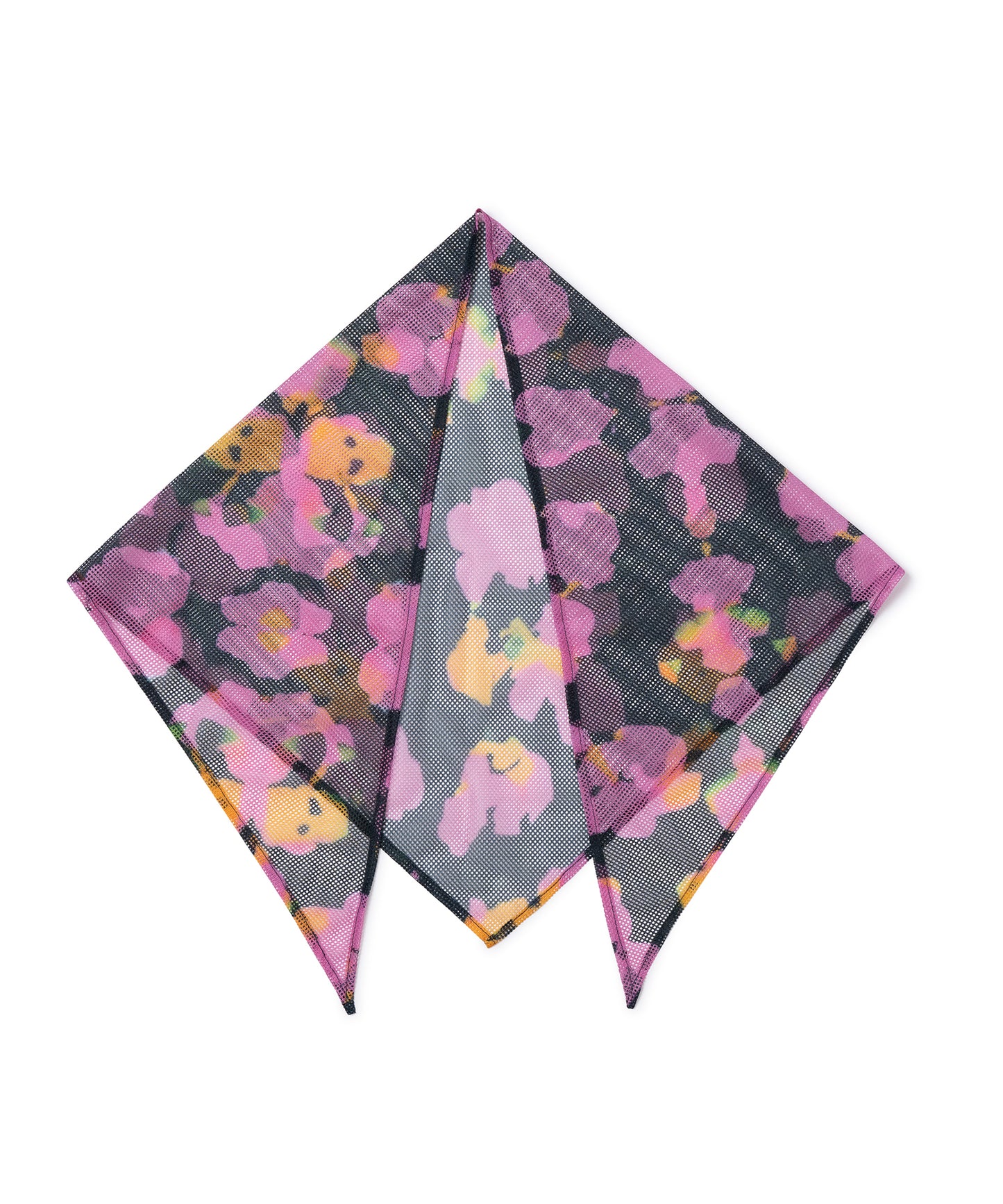 PRINT MESH PULLOVER & SCARF