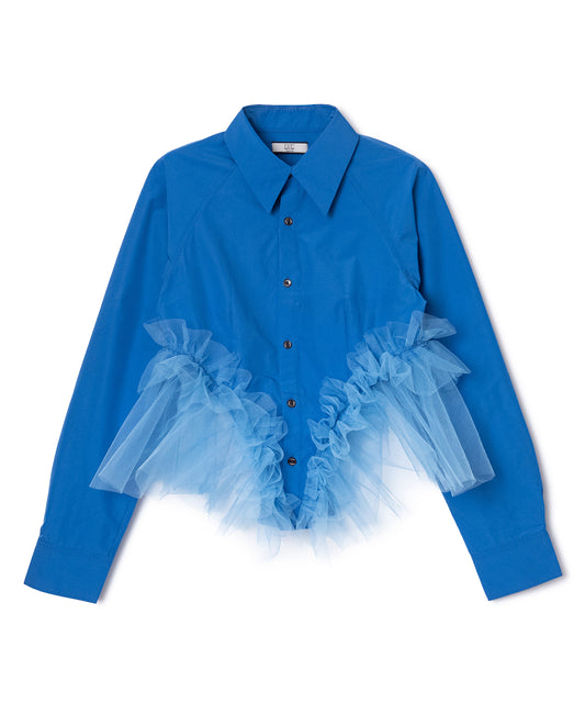 GATHER TULLE SHIRT