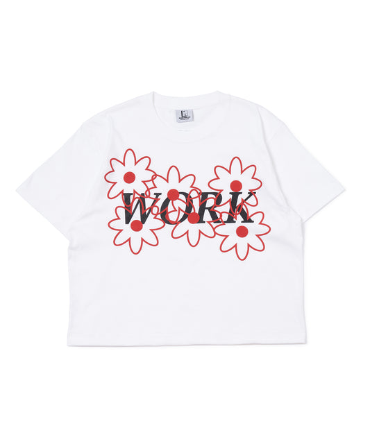 PRINT SHORT T-SHIRT(WORK)