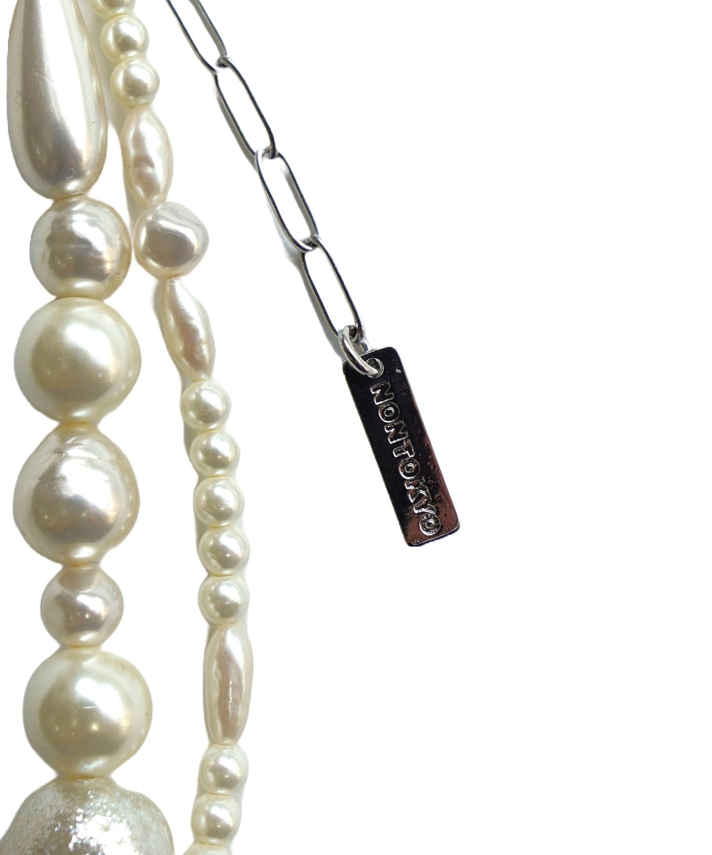 PEARL MOTIF LAYERED NECKLACE