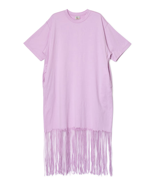 FRINGE T-SHIRT ONE-PIECE
