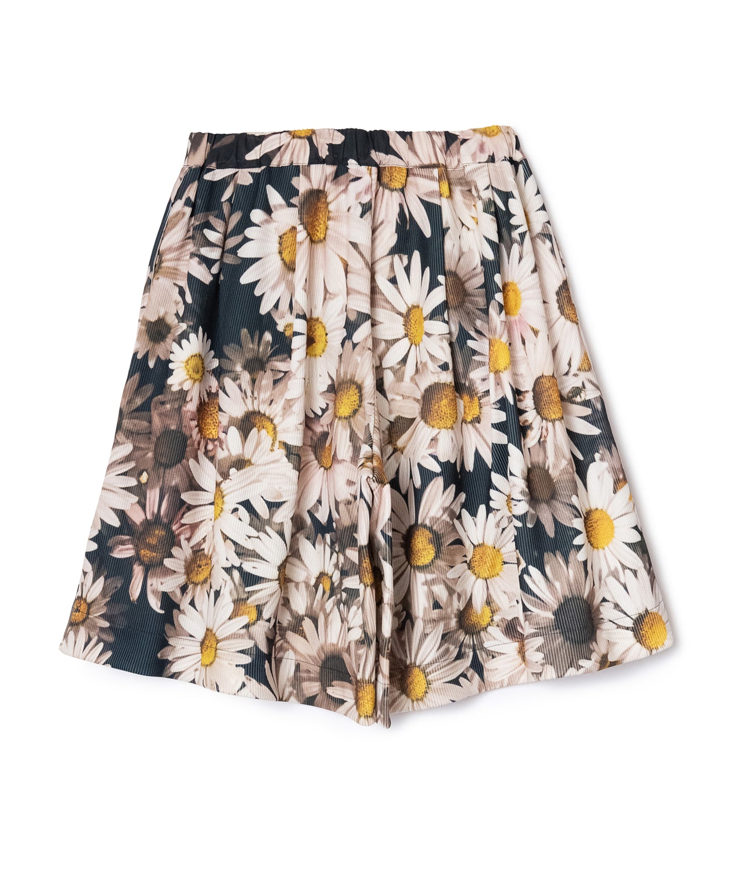 PRINT RIB WIDE SHORTS