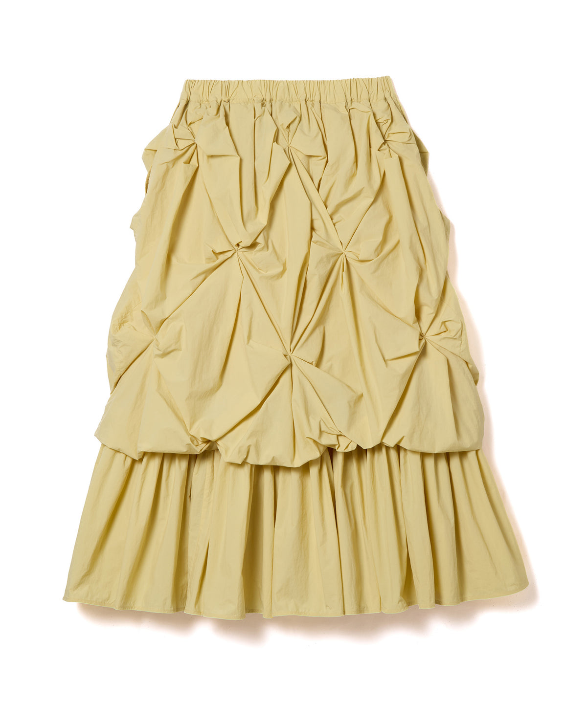 FLOWER SMOCKING SKIRT