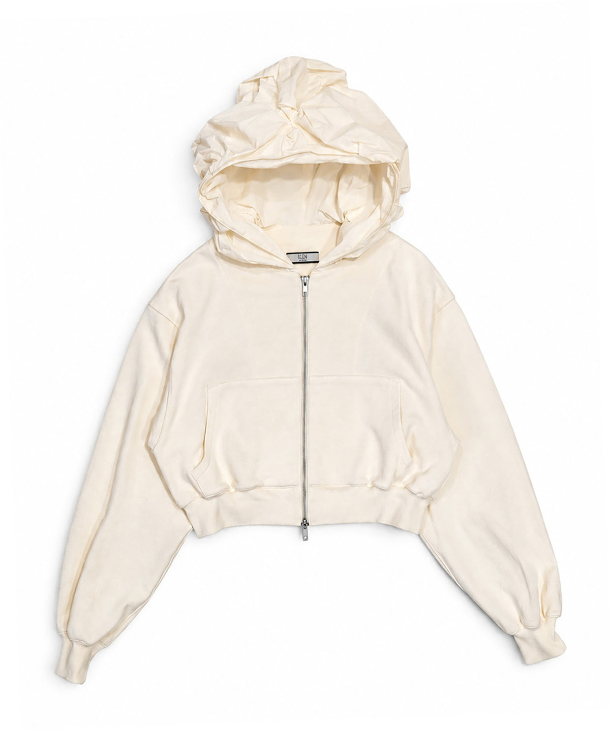 FLOWER SMOCKING HOODIE