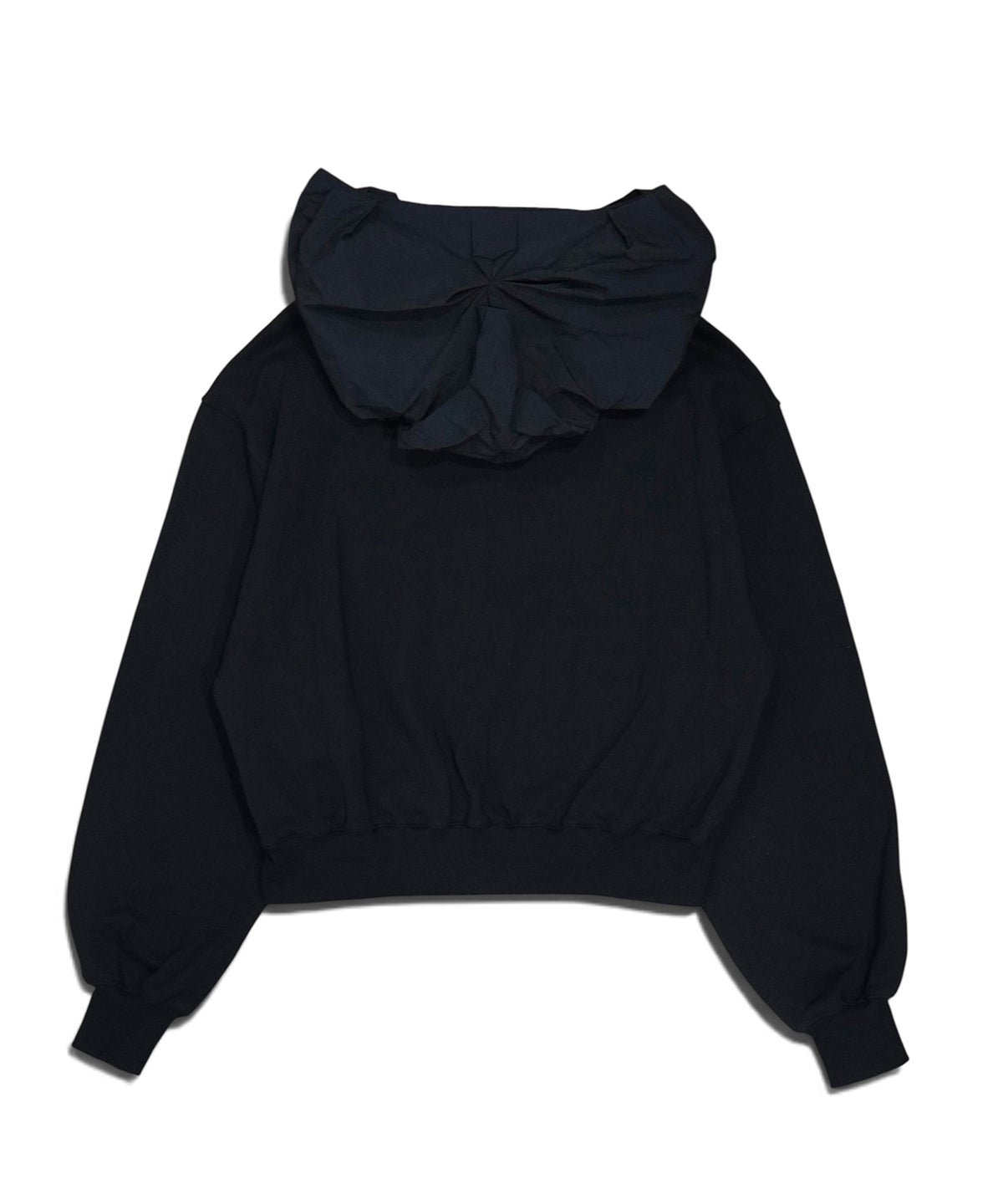 FLOWER SMOCKING HOODIE
