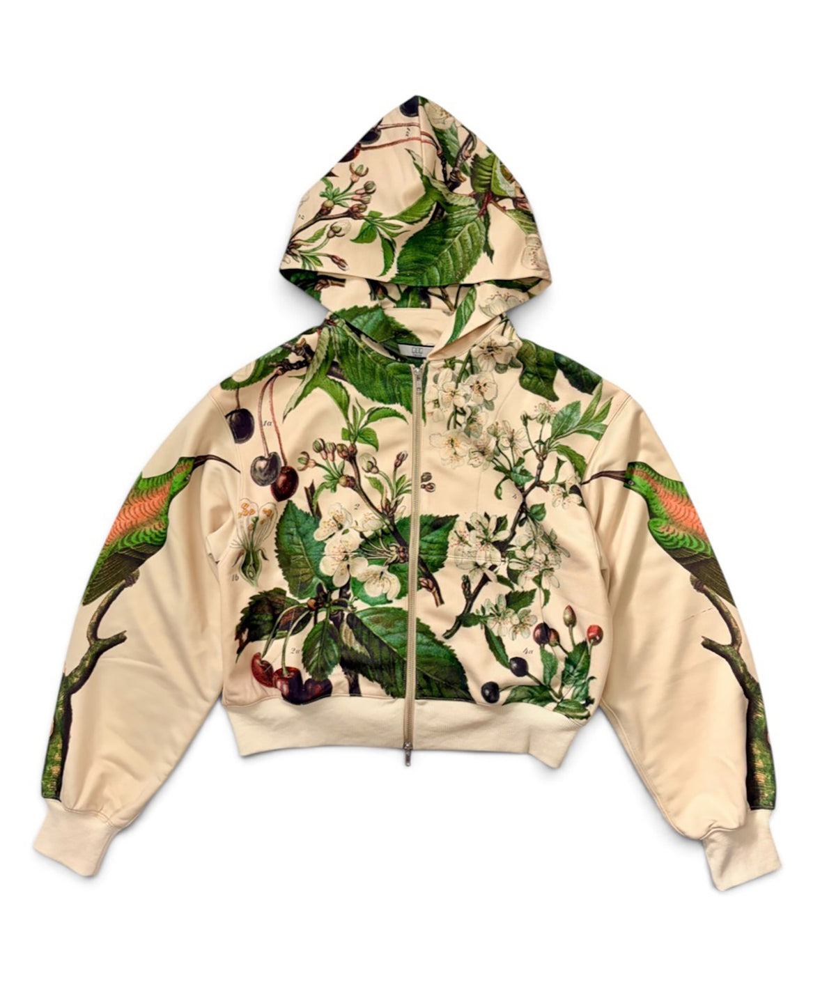 PRINT SWEAT ZIP-UP HOODIE