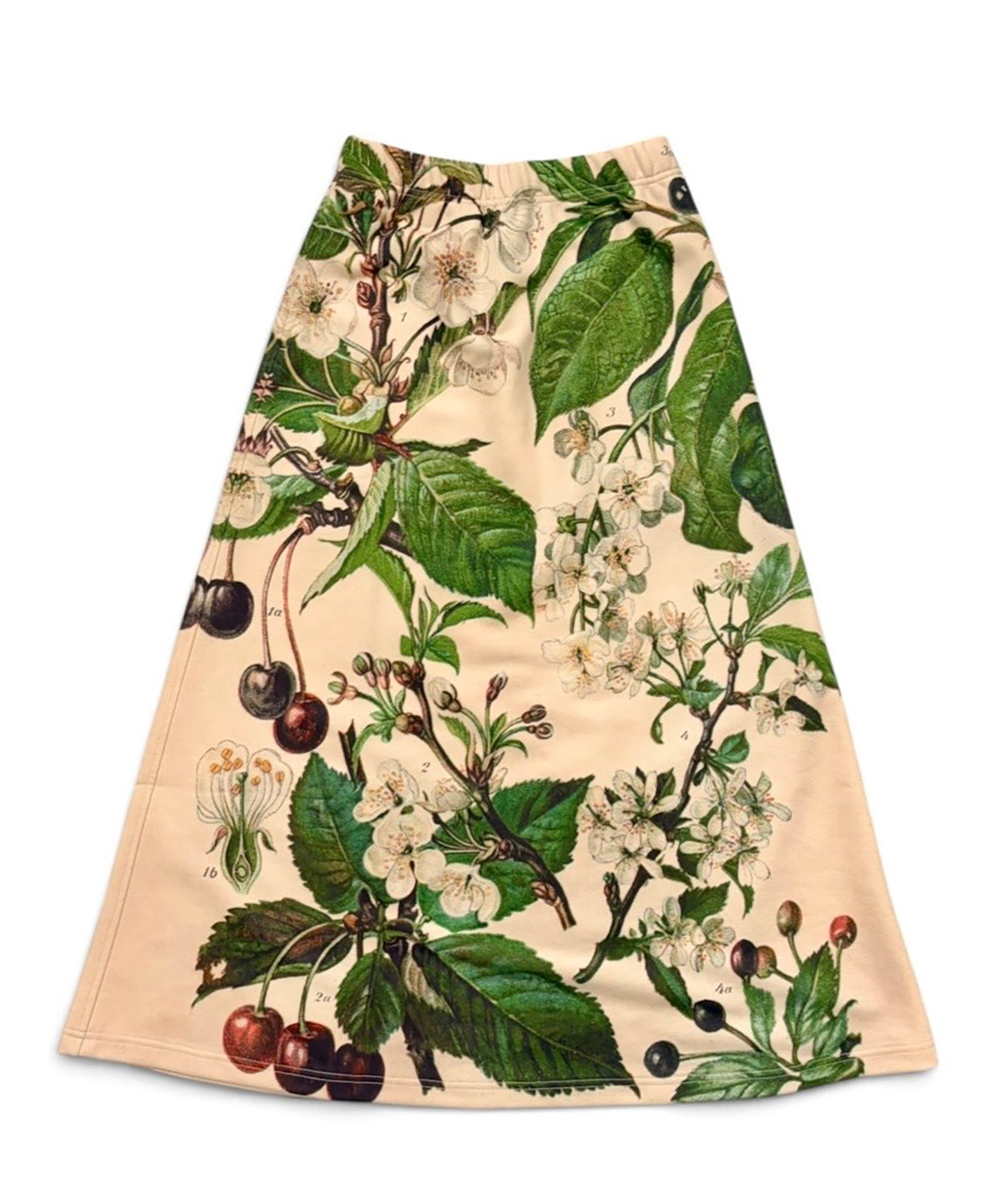 PRINT SWEAT LONG SKIRT