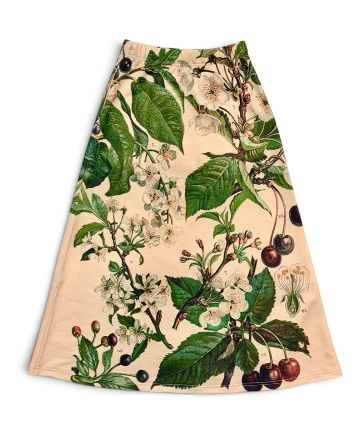 PRINT SWEAT LONG SKIRT