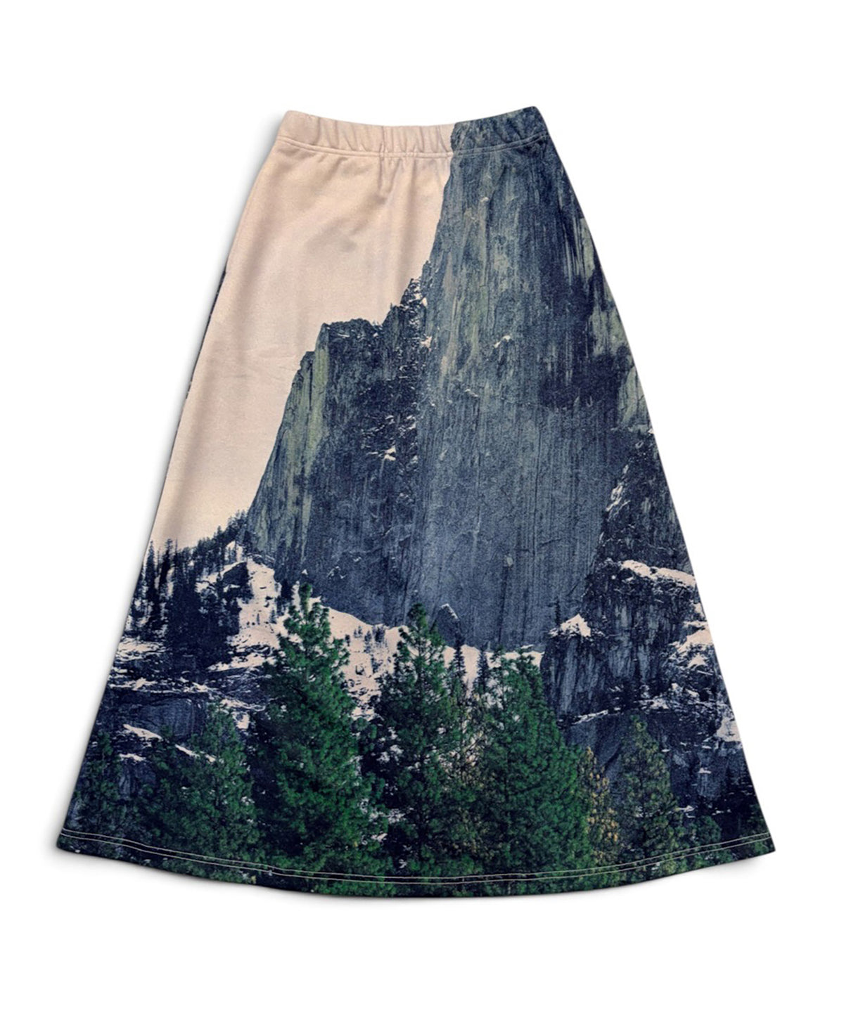 PRINT SWEAT LONG SKIRT