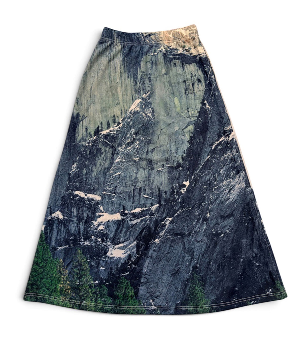 PRINT SWEAT LONG SKIRT