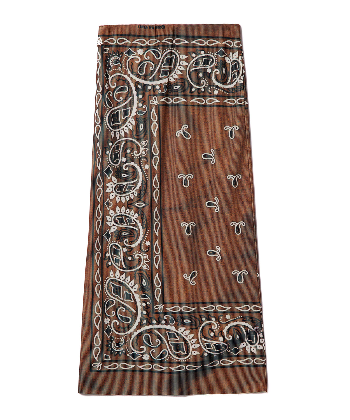 PRINT RIB SKIRT