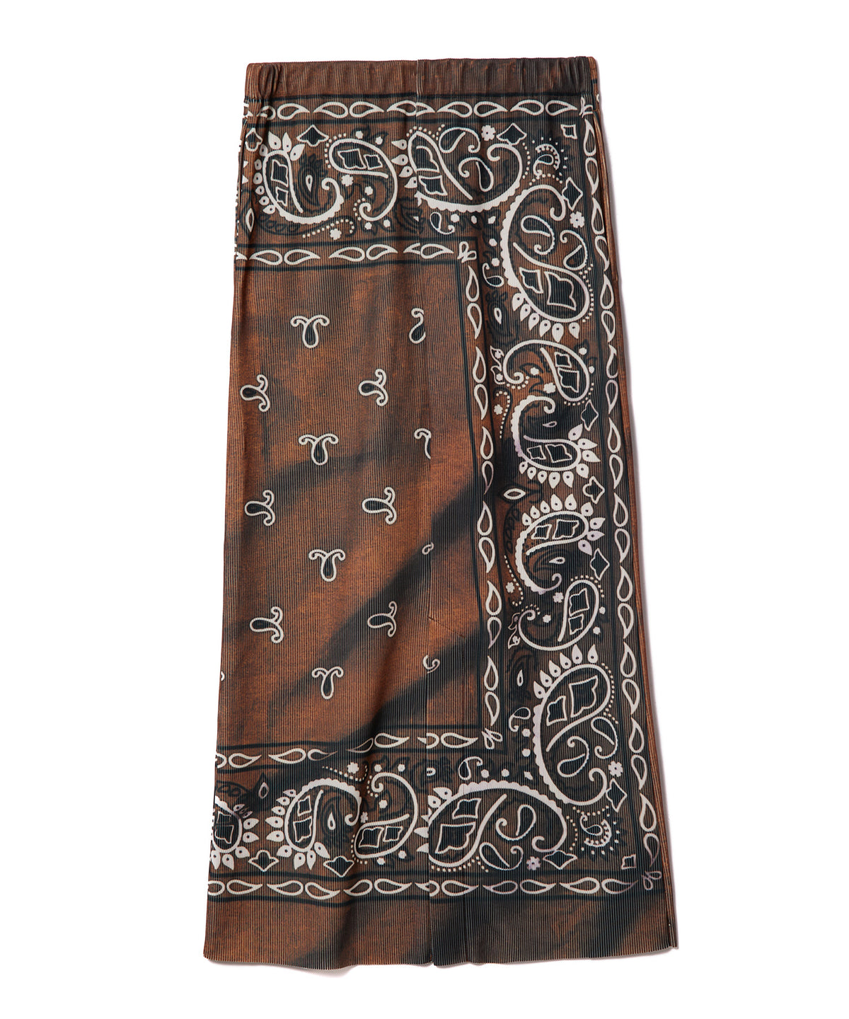 PRINT RIB SKIRT