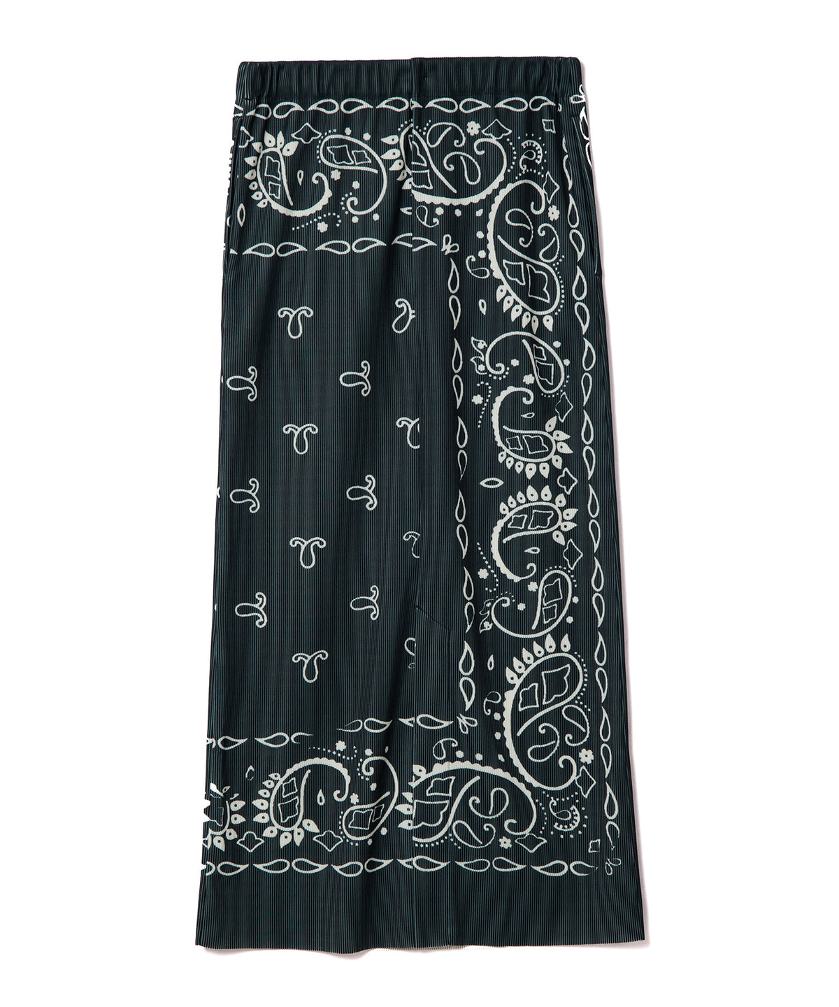 PRINT RIB SKIRT