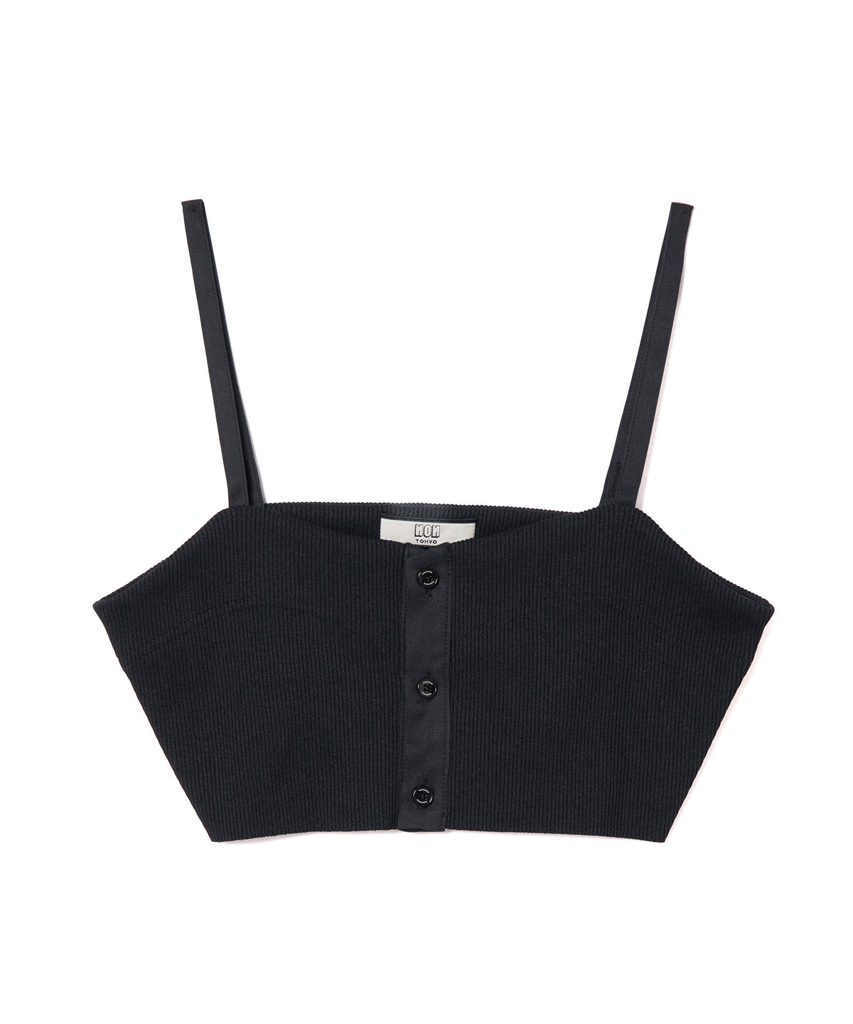 PRINT RIB BUSTIER