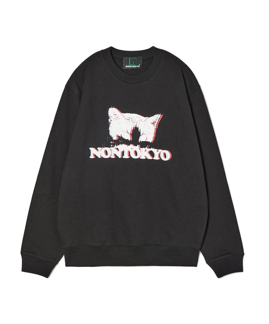 PRINT PULLOVER SWEAT(CAT)