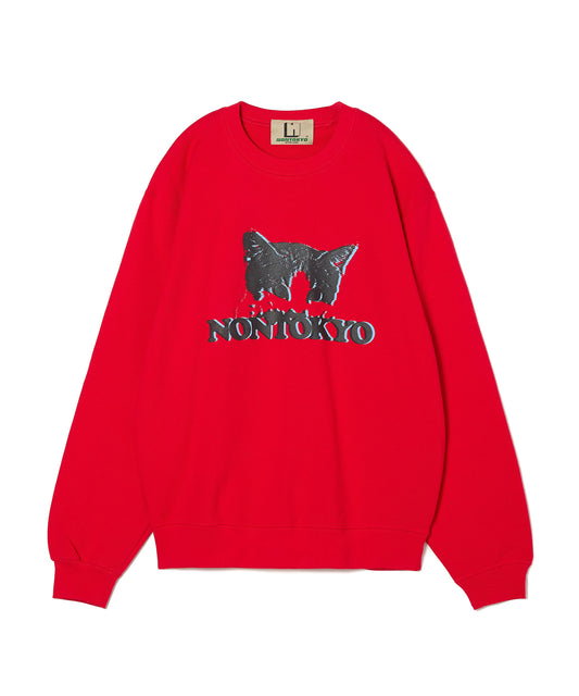 PRINT PULLOVER SWEAT(CAT)