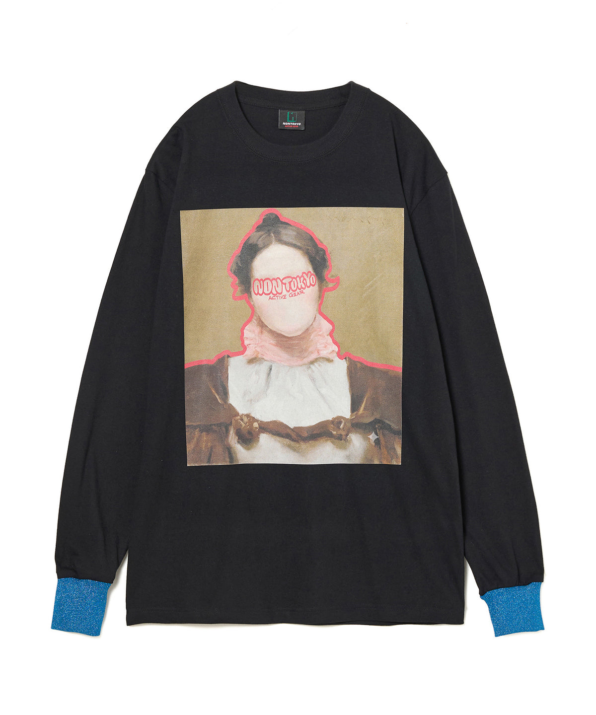 PRINT L/S T-SHIRT(FACE)