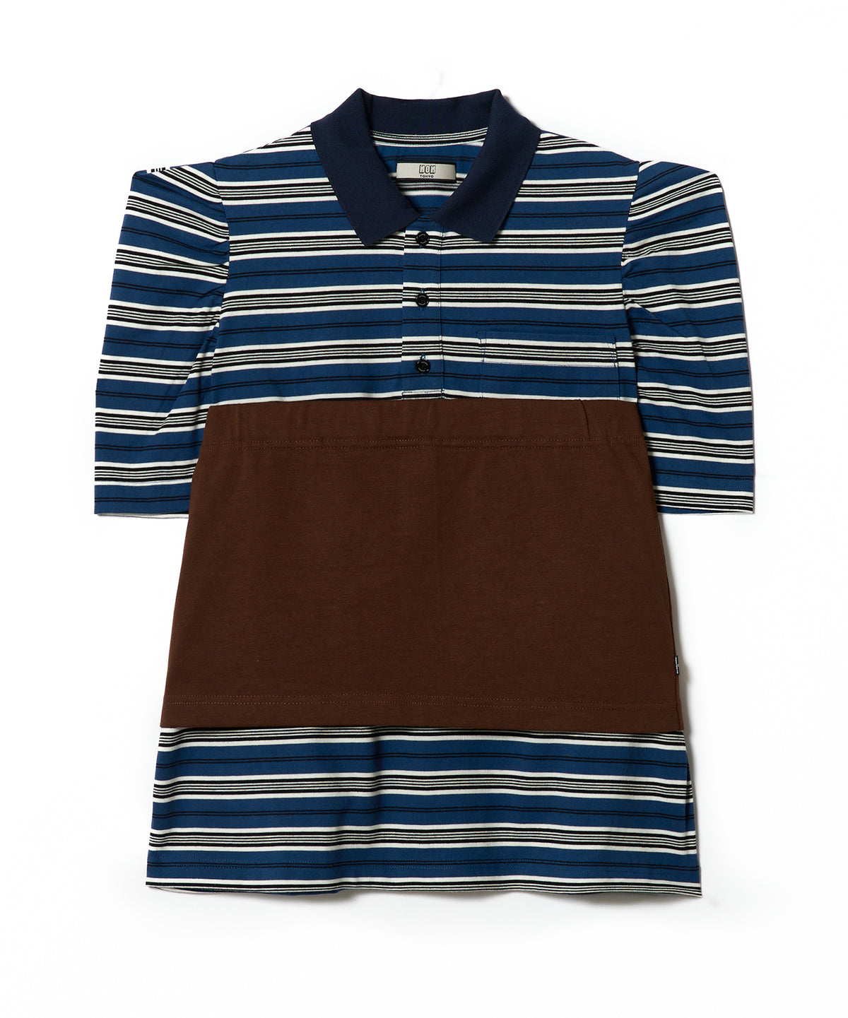 3WAY BORDER POLO SHIRT