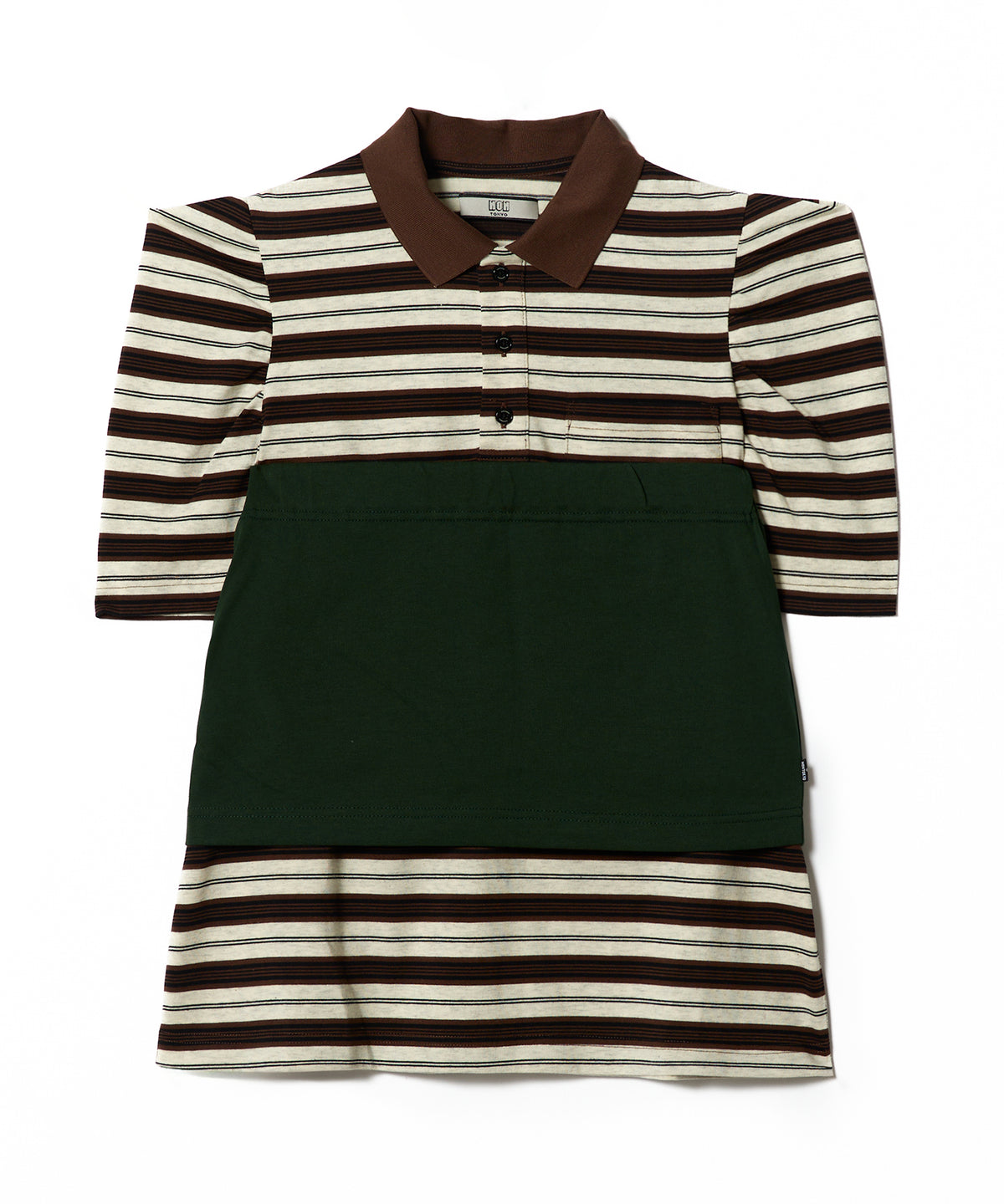 3WAY BORDER POLO SHIRT