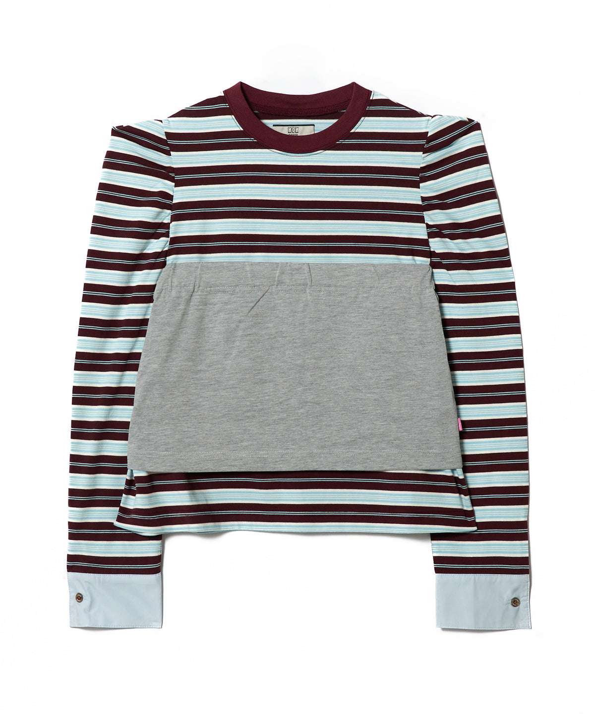 3WAY BORDER L/S TOP