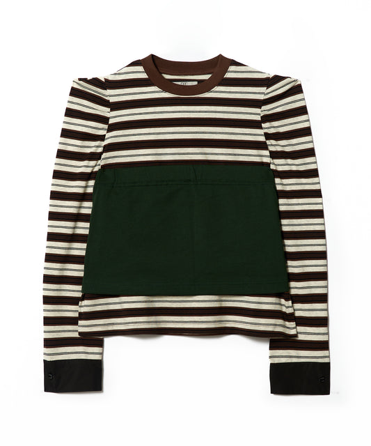 3WAY BORDER L/S TOP