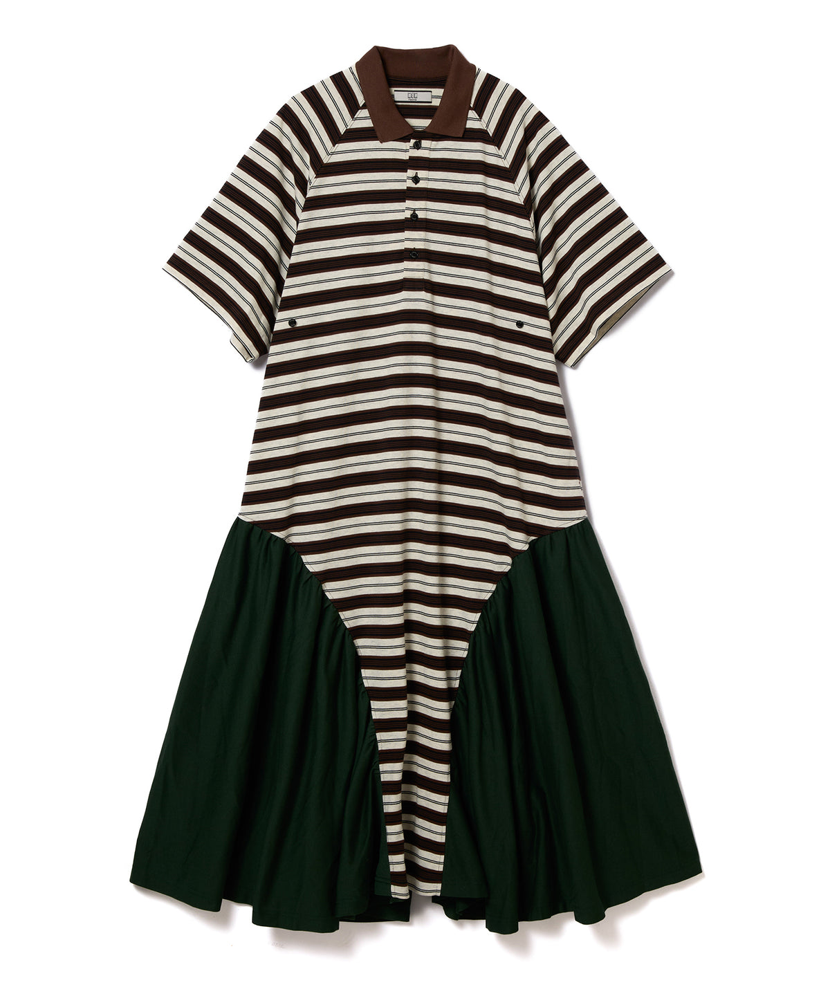 BORDER POLO ONE-PIECE
