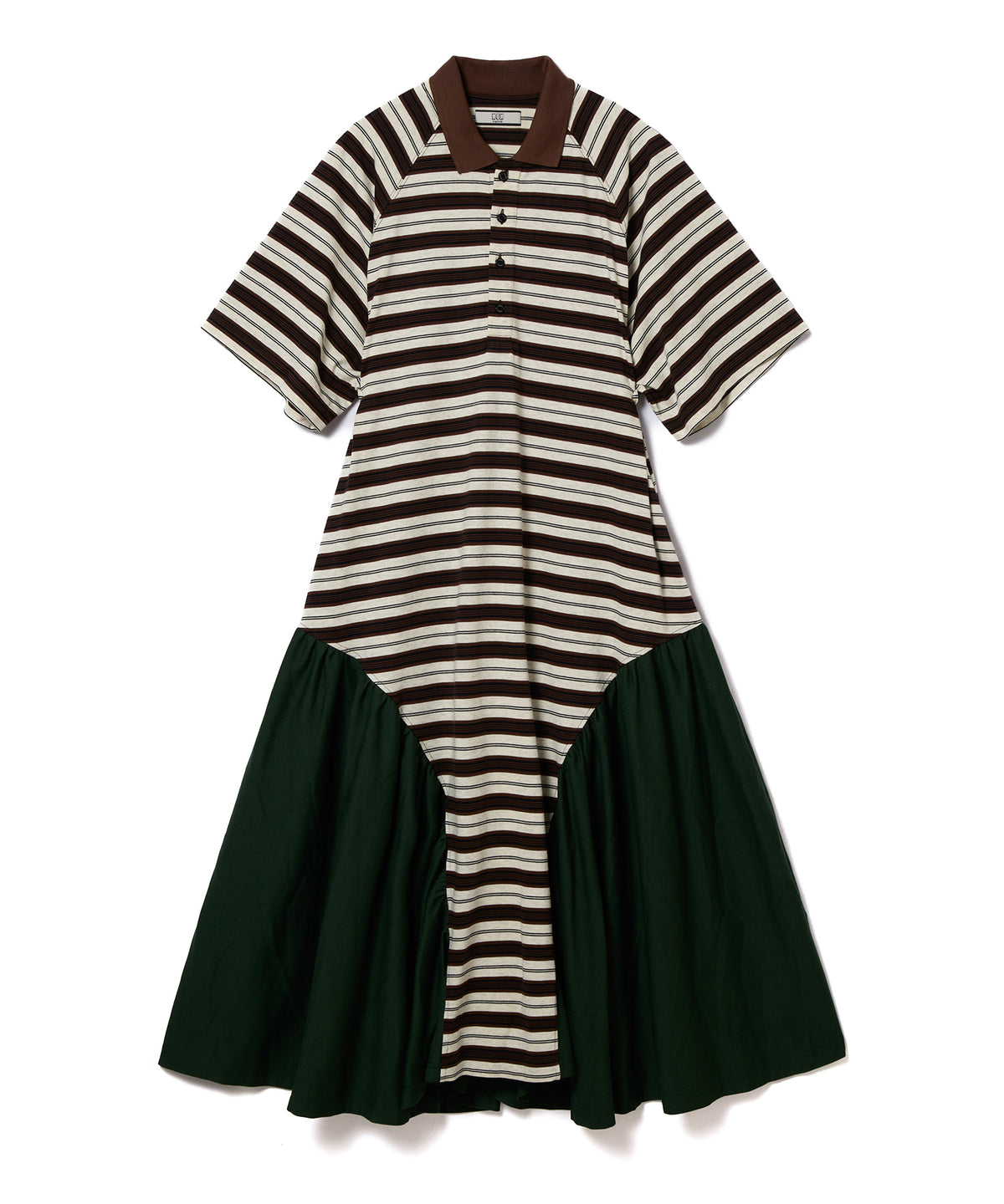 BORDER POLO ONE-PIECE