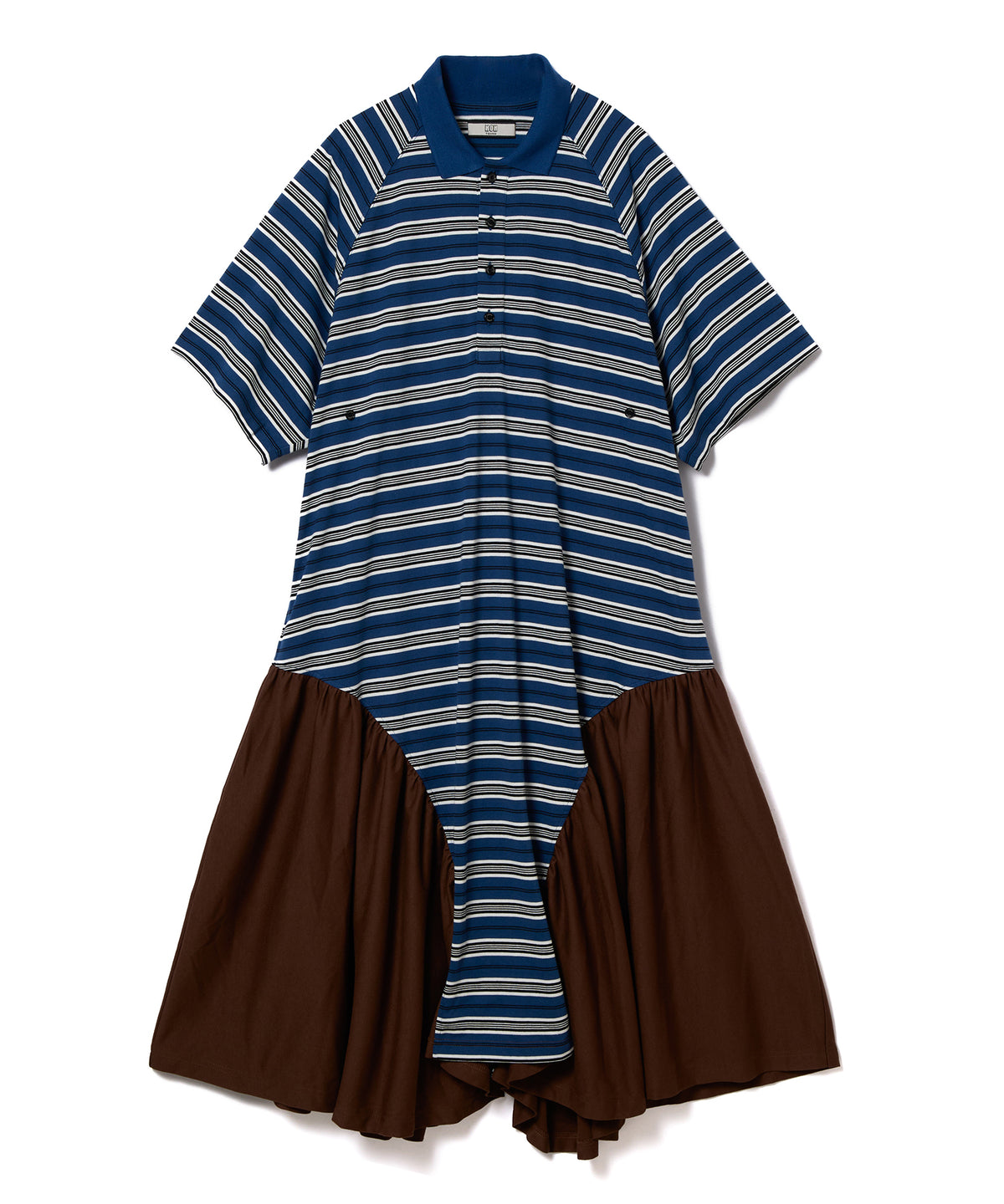 BORDER POLO ONE-PIECE