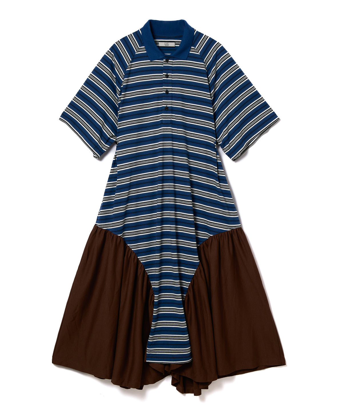 BORDER POLO ONE-PIECE
