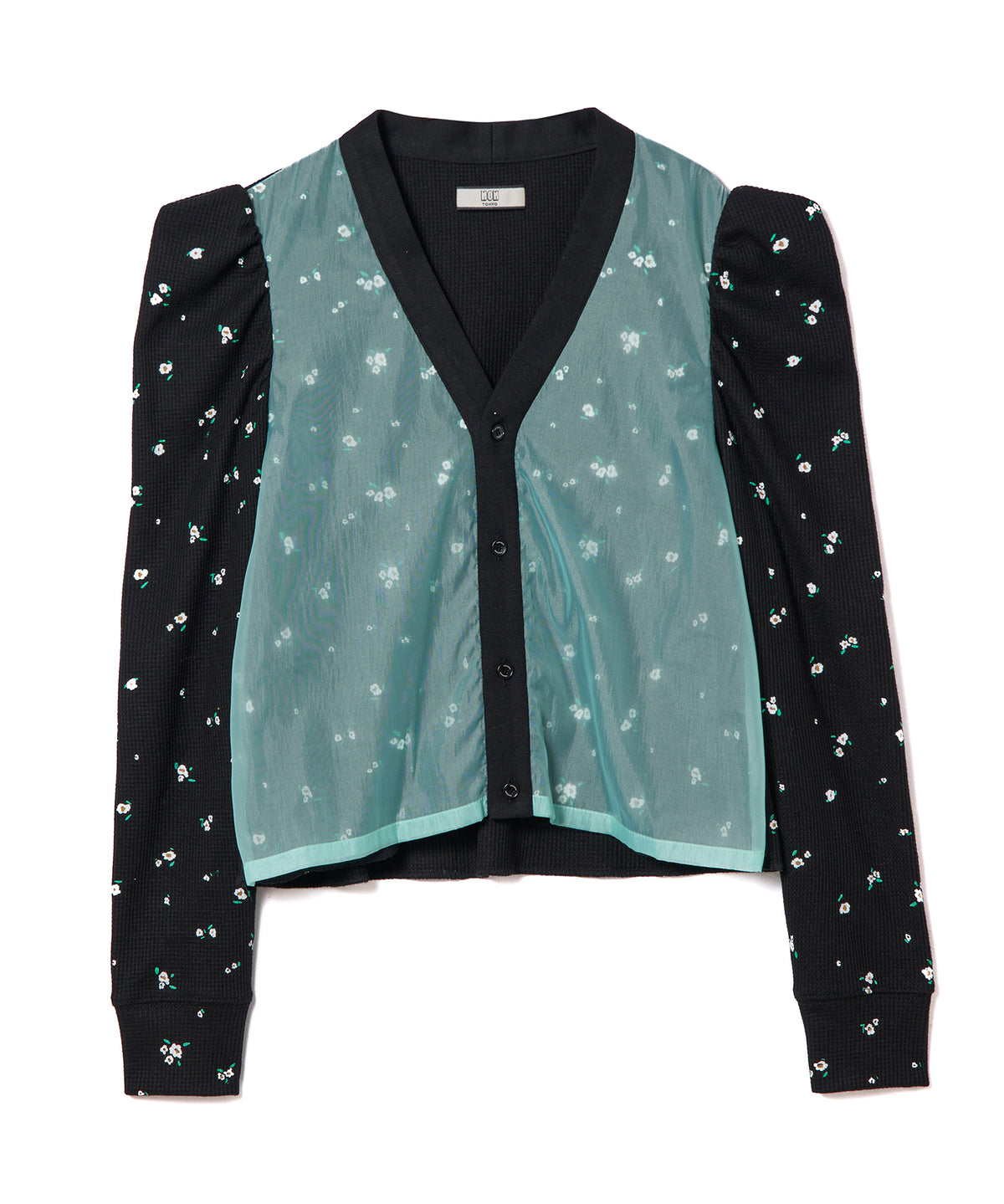 THERMAL FLOWER CARDIGAN