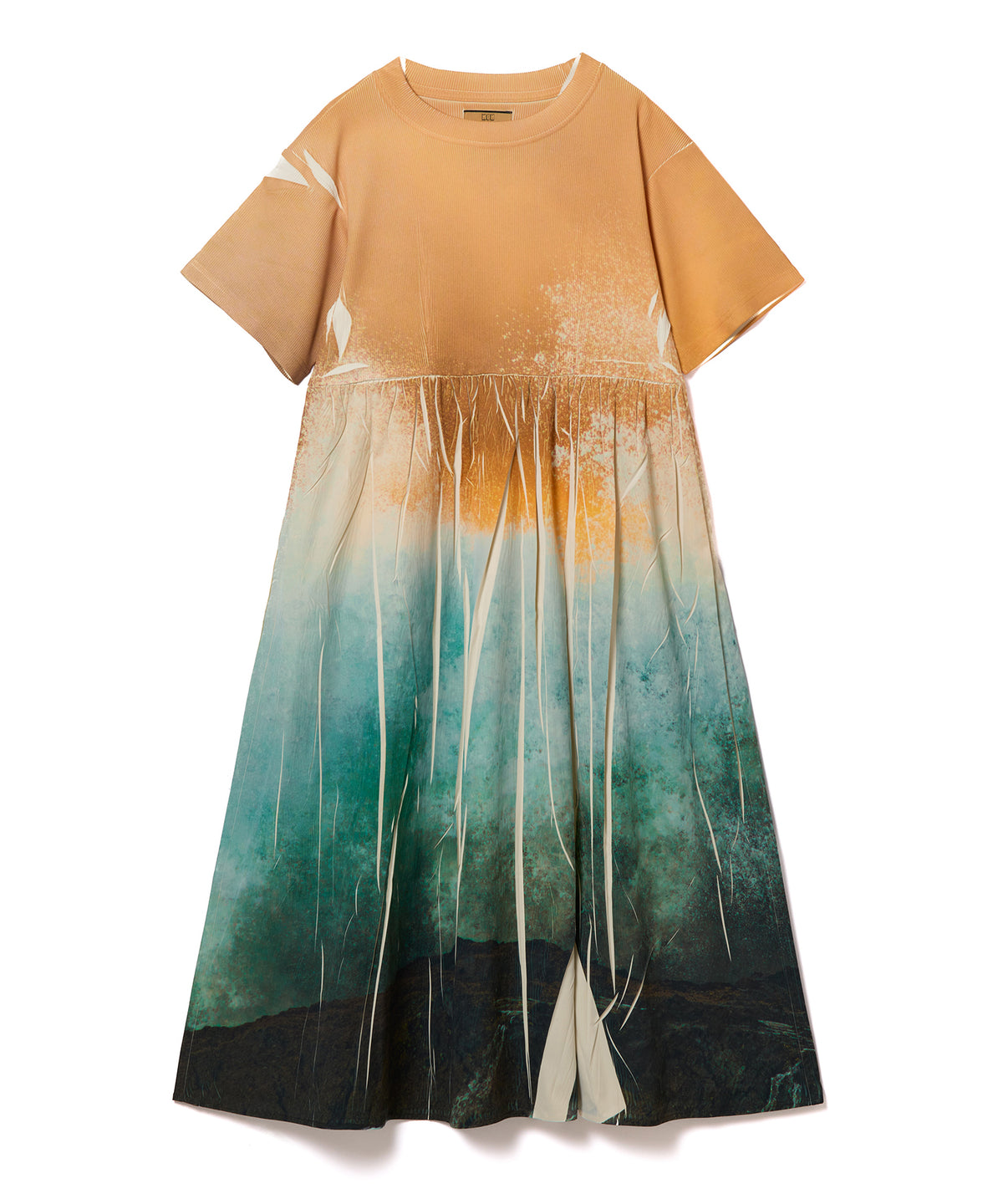 DIRECT PRINT RIB ONE-PIECE