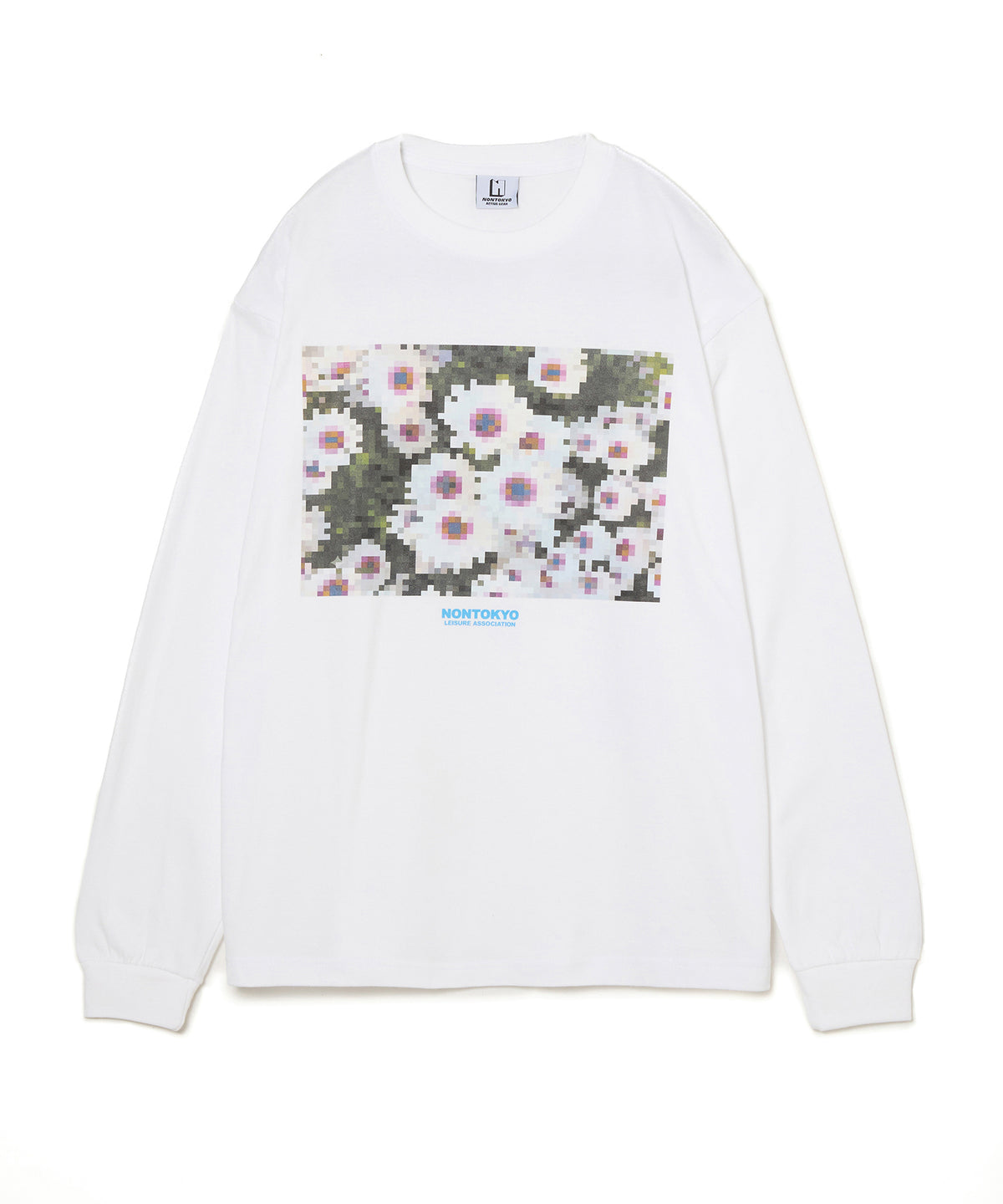 PRINT L/S T-SHIRT(MOSAIC FLOWER)