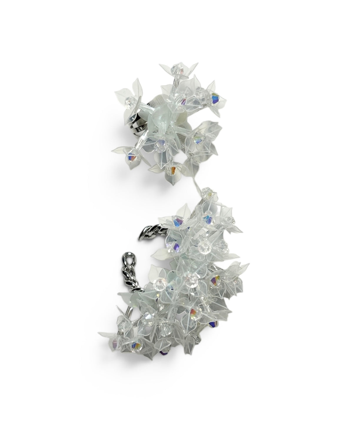 CRYSTAL BLOOM EAR CUFF SET