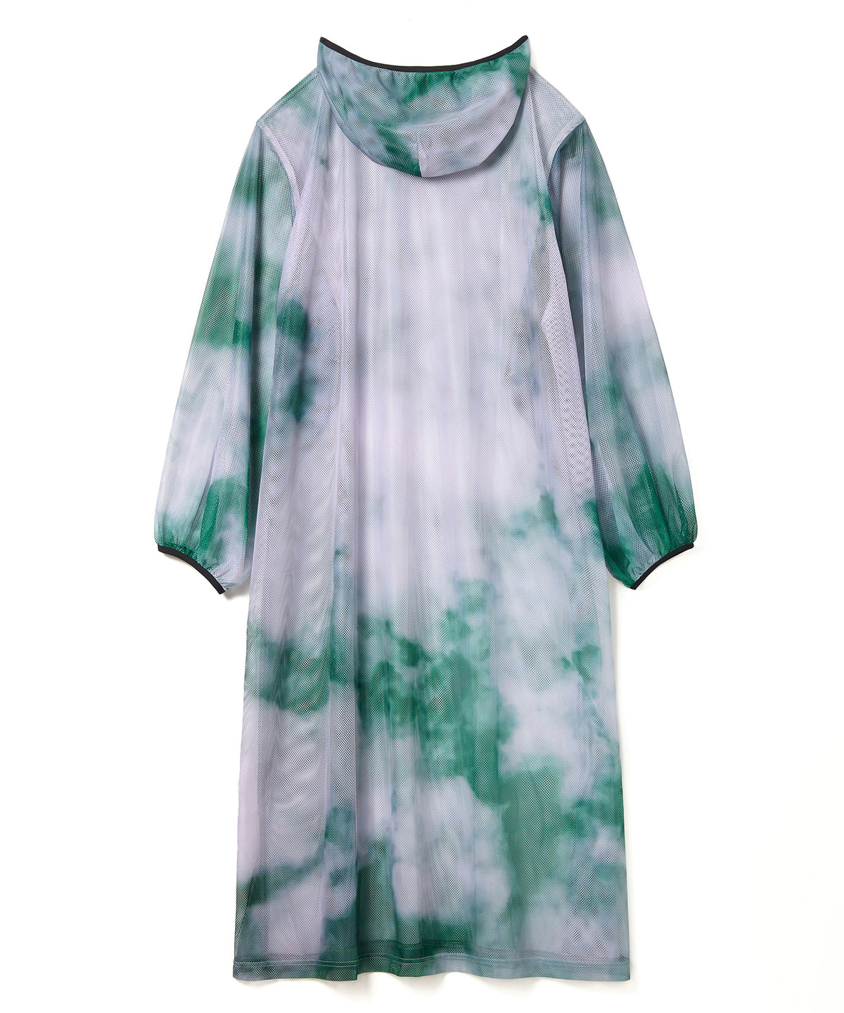 PRINT MESH HOODIE O/P