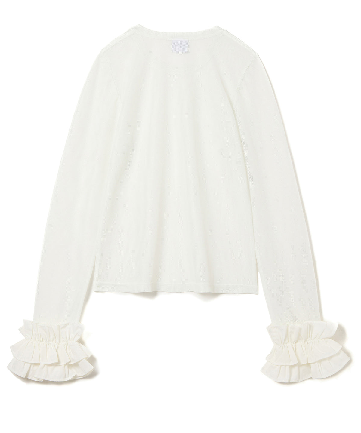 FRILL MESH L/S C/S