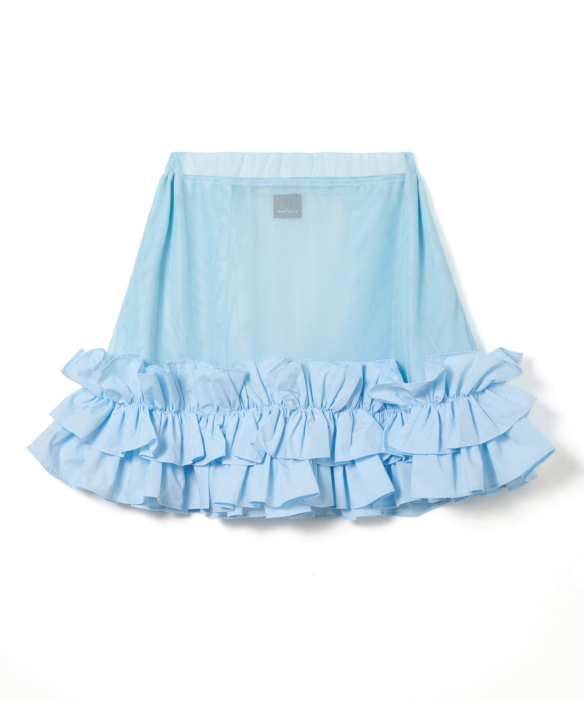FRILL MESH MINI SKIRT