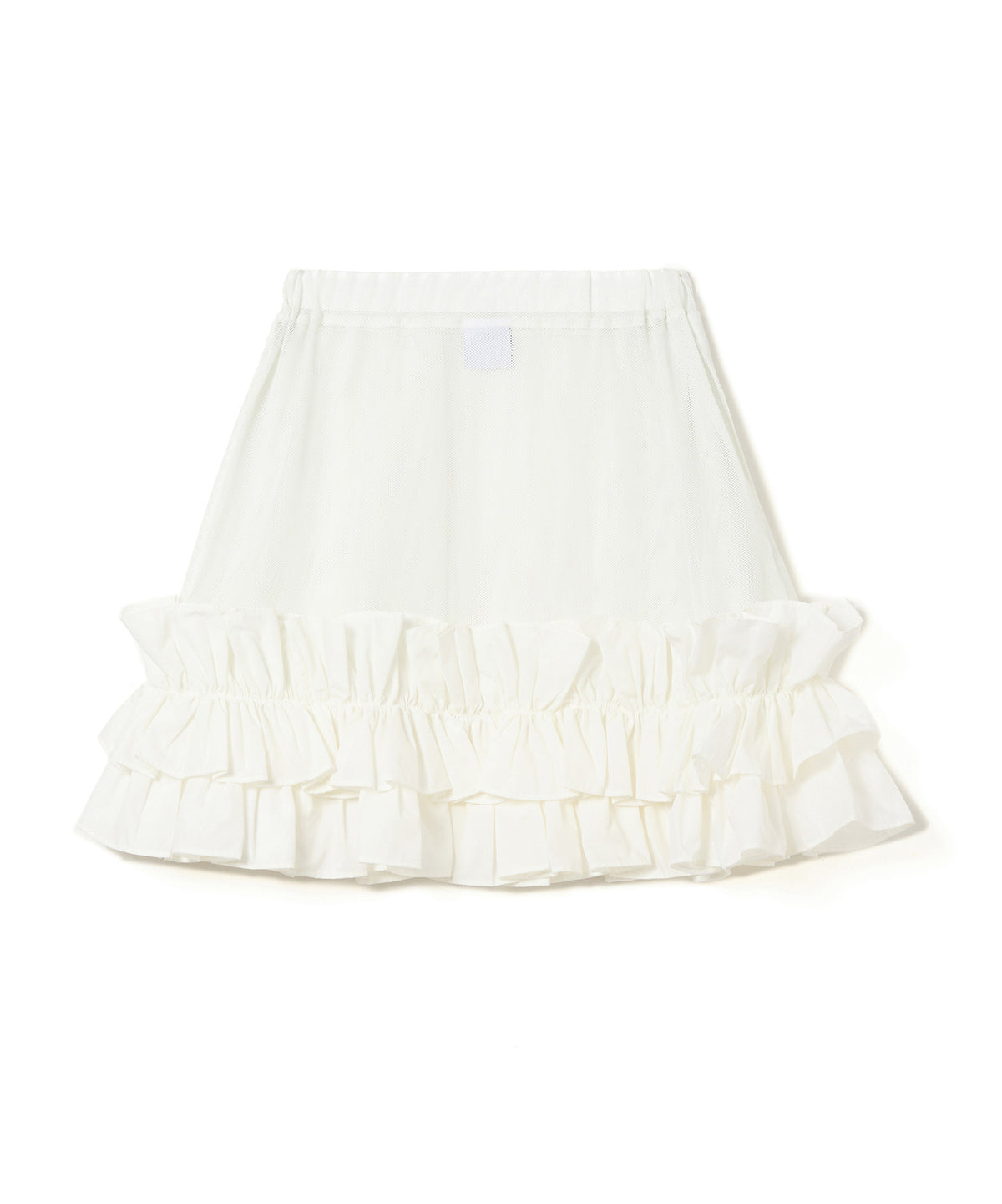 FRILL MESH MINI SKIRT