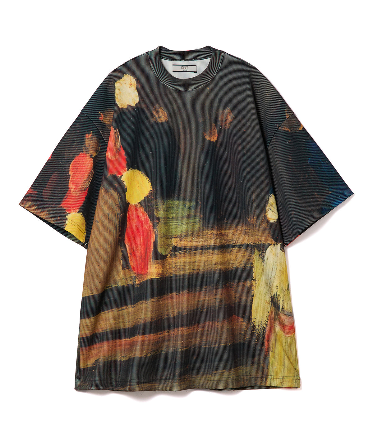 PRINT RIB BIG T-SHIRTS
