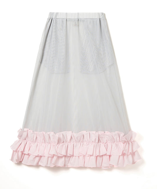 FRILL MESH SKIRT
