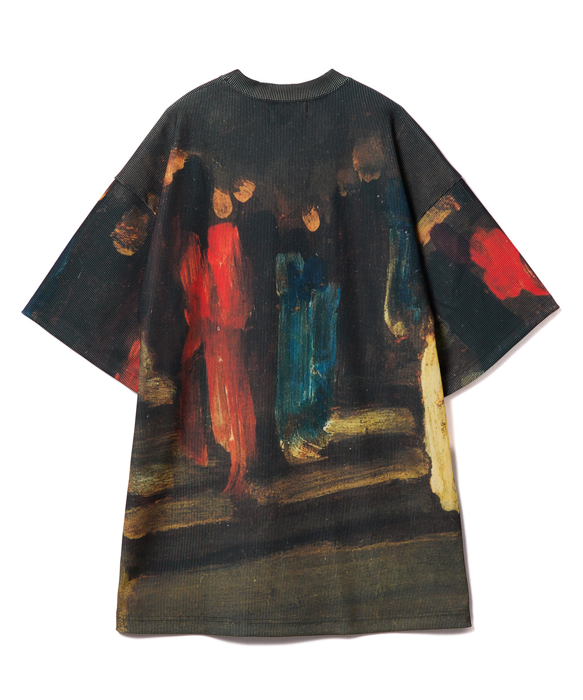 PRINT RIB BIG T-SHIRTS