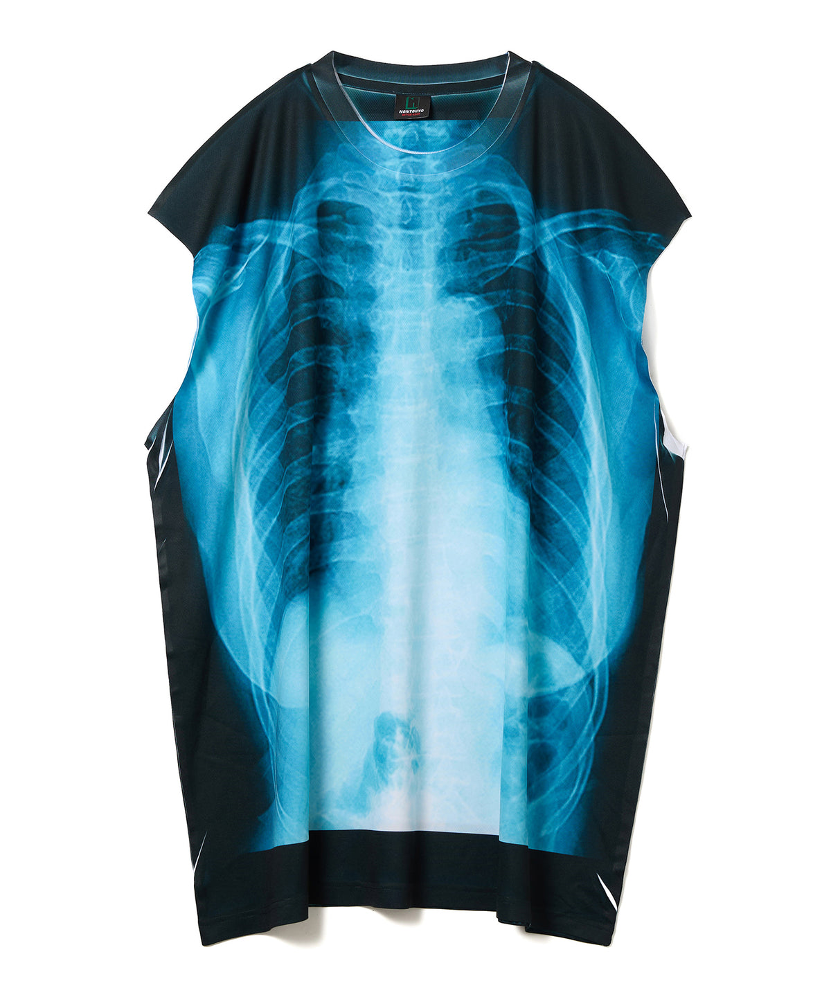 DIRECT PRINT NO-SLEEVE T-SHIRT