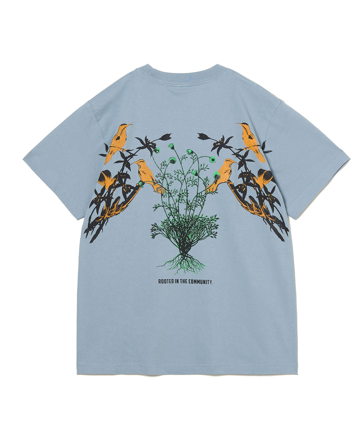 PRINT T-SHIRT(FLOWER BIRD)