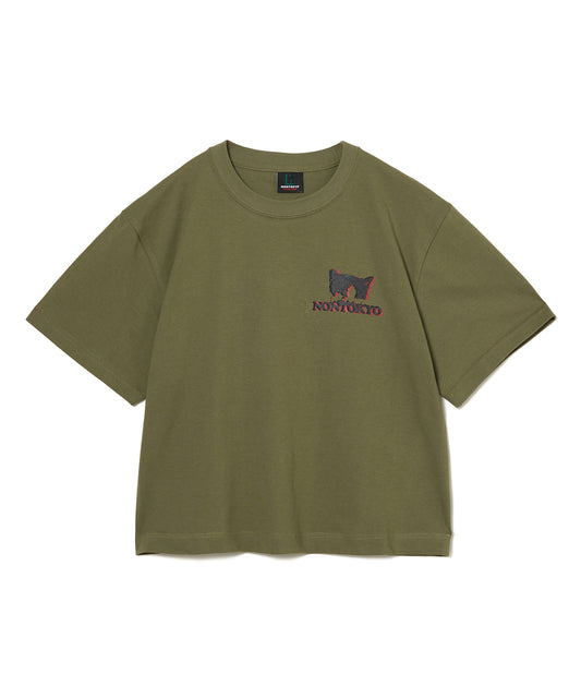 PRINT SHORT T-SHIRT(CAT)
